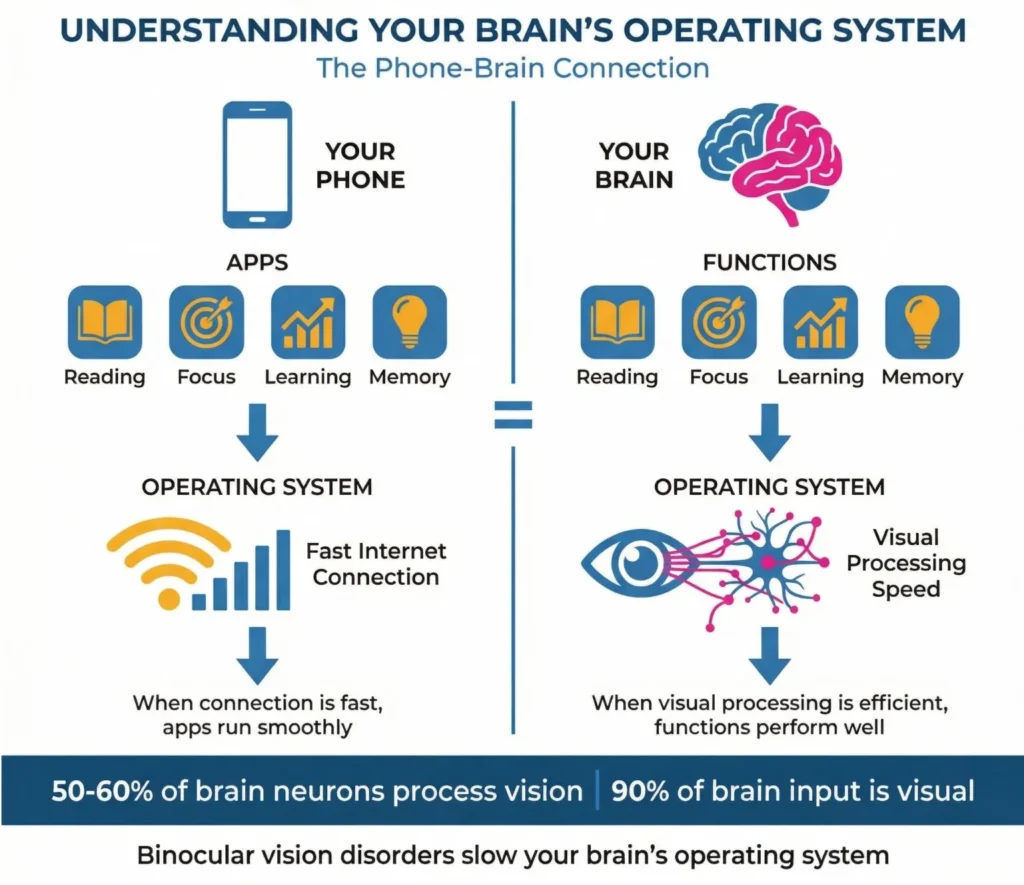 Infographic: understanding your brain's visual operating system