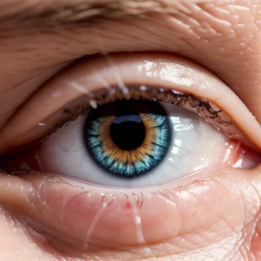 Close-up of a blue eye